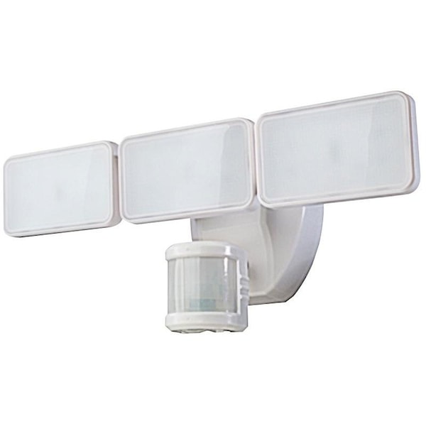HeathZenith Motion Activated Security Light, 120 V, 3Lamp, LED Lamp